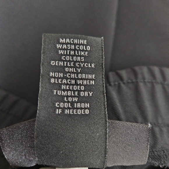 Lane Bryant On The Go Slim Ankle Pants Black High Rise Pull On Petite 12P - Picture 5 of 6